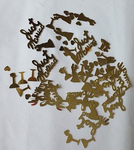 Scatter Just Married Gold