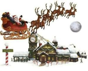 Scene Setter Prop Santa Sleigh & Workshop