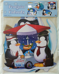 Cutout Penguins 4pk