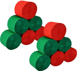 Streamer Crepe Christmas 12m 6