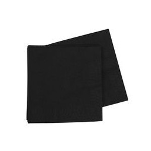 Napkin Cocktail Black 50pk