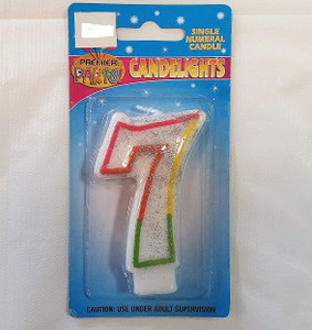 Candle 7 Rainbow