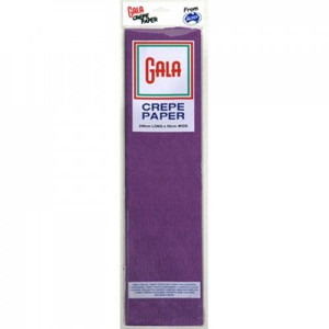 Paper Crepe Purple Gala