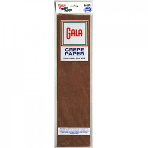 Ppaer Crepe Dark Brown Gala