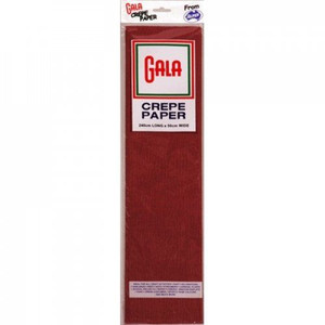 Paper Crepe Maroon Gala