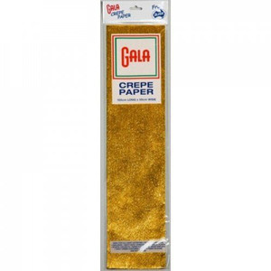 Paper Crepe Metallic Gold Gala