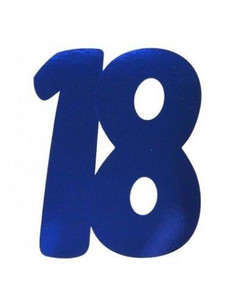 Cutout 18 Blue Small Each