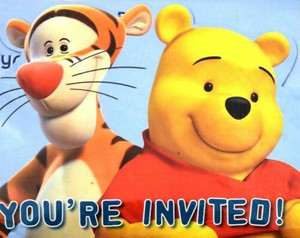 Invitation Winnie The Pooh 8pk