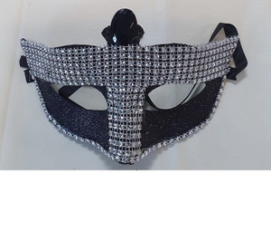 Mask Black with Diamante Masqu