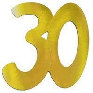 Cutout 30 Gold Large Each