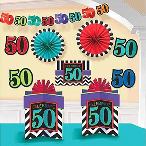 Room Decorating Kit 50th Birth