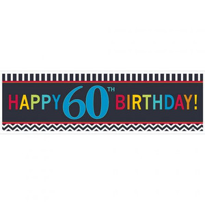 Banner 60th Birthday Giant Pla