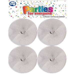 Streamer Crepe Grey 4pk