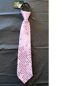 Tie Neck Disco Sequin