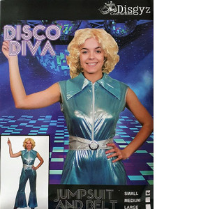 Adult Disco Diva Suit Blue