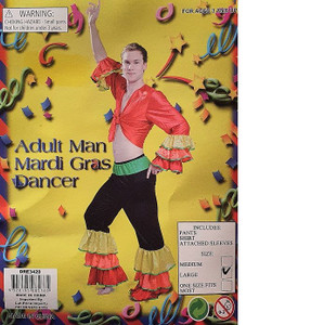 Adult Man Mardi Gras Dancer