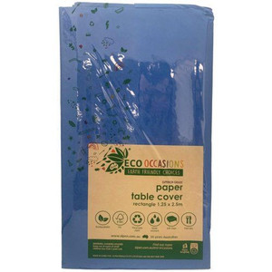 Tablecloth Rectangle Royal Blue Paper 250 x 125cm Tablecloth Rectangle Royal Blue Paper 250 x 125cm