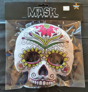 Mask Day Of The Dead Half Face Mask Day Of The Dead Half Face