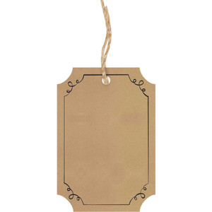 Tag Krafts With Twine 25pk