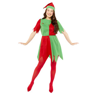 Costume Adult Basic Elf Lady M/L