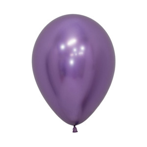Balloon 30cm Reflex Metallic Violet Sempertex Latex Each Balloon 30cm Reflex Metallic Violet Sempertex Latex Each