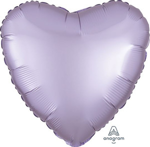 Balloon Foil 43cm Shape Pastel Lilac Heart