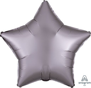 Balloon Foil 48cm Shape Griege Matt Star