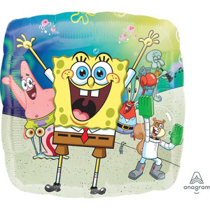 Balloon Foil 43cm SpongeBob Square Pants Group Balloon Foil 43cm SpongeBob Square Pants Group