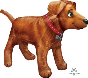 Balloon Foil 91cm Golden Dog Ultra Shape Balloon Foil 91cm Golden Dog Ultra Shape
