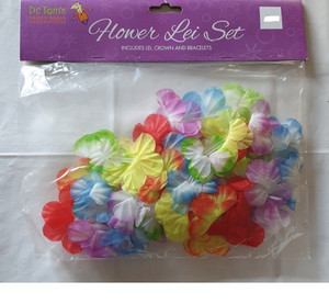 Lei Flower Set Crown/bracelet