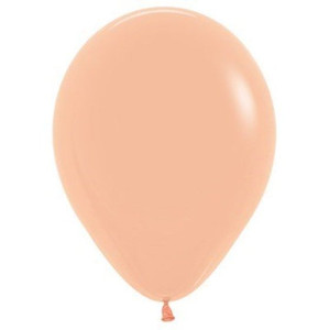 Balloon 12cm Peach Blush Latex