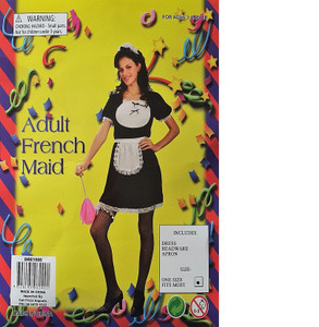 Costume Adult French Maid OSFM Costume Adult French Maid OSFM