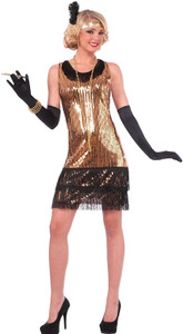 Costume Adult Ritzy Glitzy Roaring 20s Small Costume Adult Ritzy Glitzy Roaring 20s Small