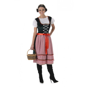 Costume Adult Alpine Girl / Oktoberfest Medium Costume Adult Alpine Girl / Oktoberfest Medium