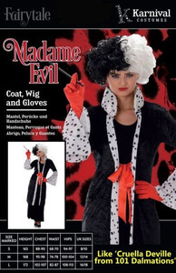 Costume Adult Madame Evil Medium Costume Adult Madame Evil Medium