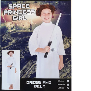 Costume Child Space Princess G Large