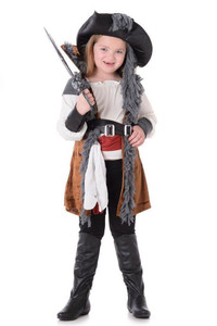 Costume Child Pirate Girl Medium Costume Child Pirate Girl Medium