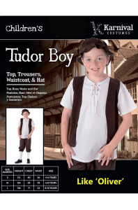 Costume Child Tudor Boy Medium Costume Child Tudor Boy Medium