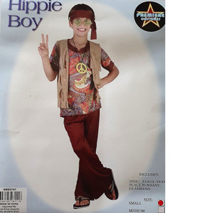 Costume Child Hippie Boy Small Costume Child Hippie Boy Small