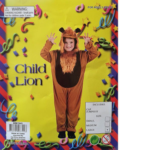 Costume Child Lion Large Costume Child Lion Large