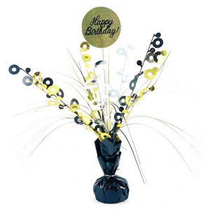Centrepiece Happy Birthday Bla Centrepiece Happy Birthday Bla