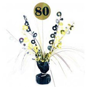 Centrepiece 80 Black & Gold