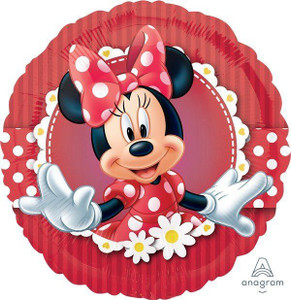 Balloon Foil 43cm Inflated Minnie Mouse Red Balloon Foil 43cm Inflated Minnie Mouse Red