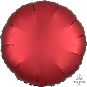 Balloon Foil 43cm Inflated Shape Sangria Sarin Round
