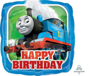 Balloon Foil 43cm Inflated Thomas & Friends Happy Birthday Square Shape Balloon Foil 43cm Inflated Thomas & Friends Happy Birthday Square Shape