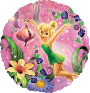 Balloon Foil 43cm Inflated Tinkerbell Fairies Balloon Foil 43cm Inflated Tinkerbell Fairies
