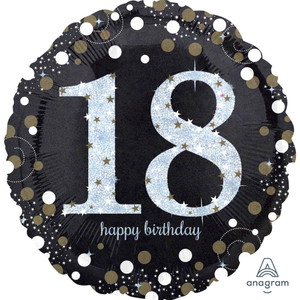 Balloon Foil 45cm 18 Inflated Sparkling Celebration Holographic Balloon Foil 45cm 18 Inflated Sparkling Celebration Holographic