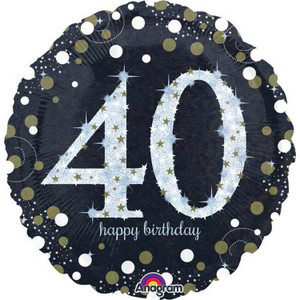 Balloon Foil 45cm 40 Inflated Sparkling Celebration Holographic Balloon Foil 45cm 40 Inflated Sparkling Celebration Holographic