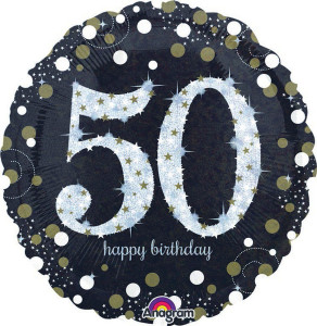 Balloon Foil 45cm 50 Inflated Sparkling Celebration Holographic Balloon Foil 45cm 50 Inflated Sparkling Celebration Holographic