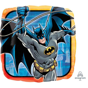 Balloon Foil 45cm Inflated Batman Comic Square Shape